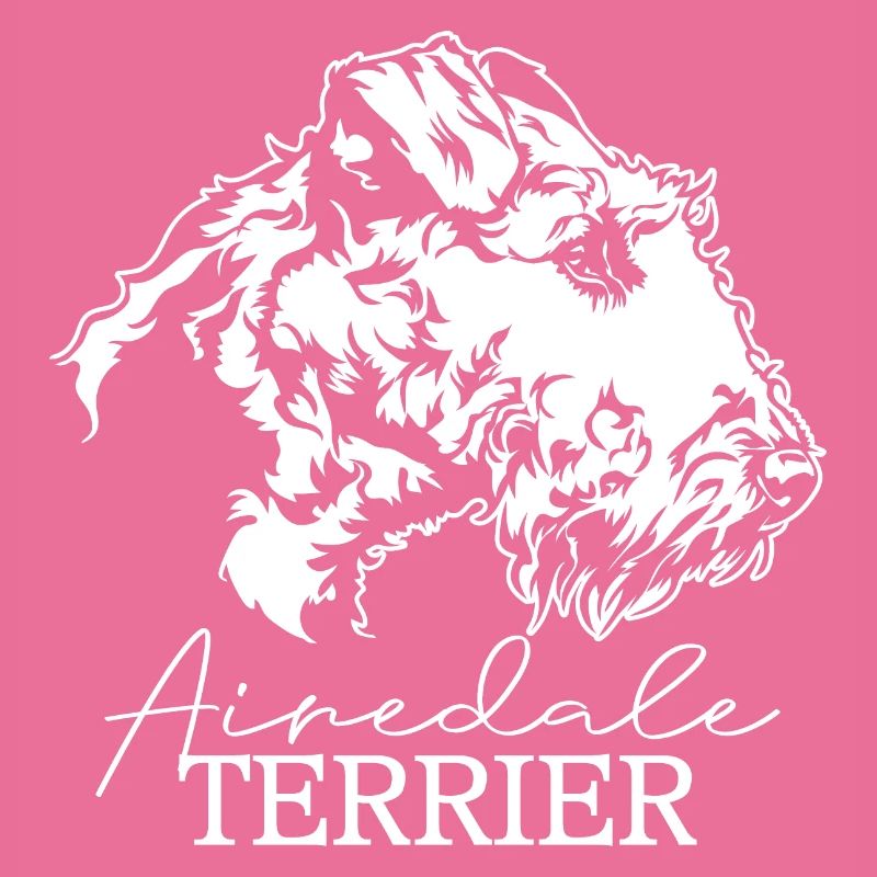 AIREDALE TERRIER Hundeportrait Hunde Wilsigns