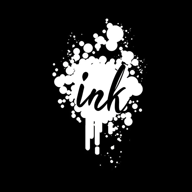 Blob d'encre couleur - Design Premium