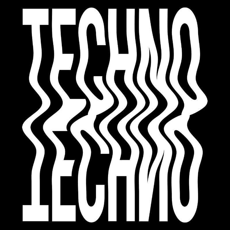 Techno-Musik-Logo