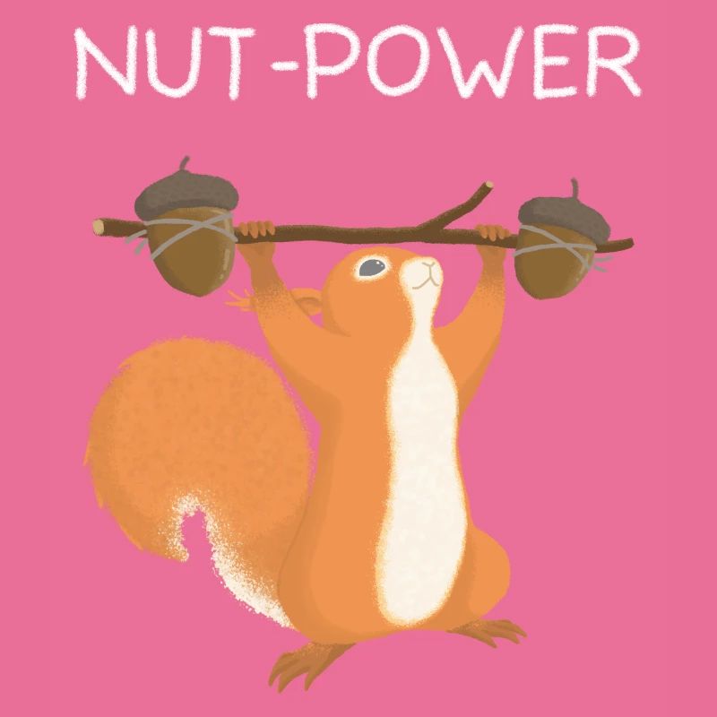 Eichhörnchen Nuss-Power