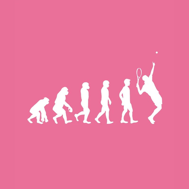 Jeu de raquette de balle de développement évolution tennis