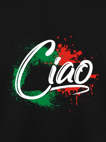 Ciao Italien Flagge