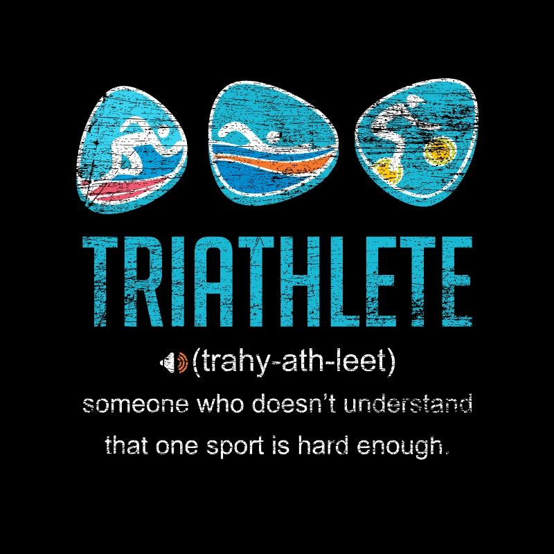 Triathlet Sportler