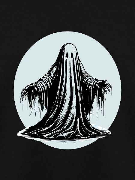 Cool graphic ghost design