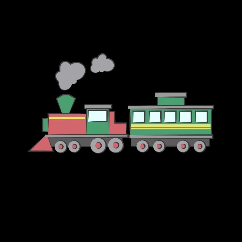 Zug mit Wagons