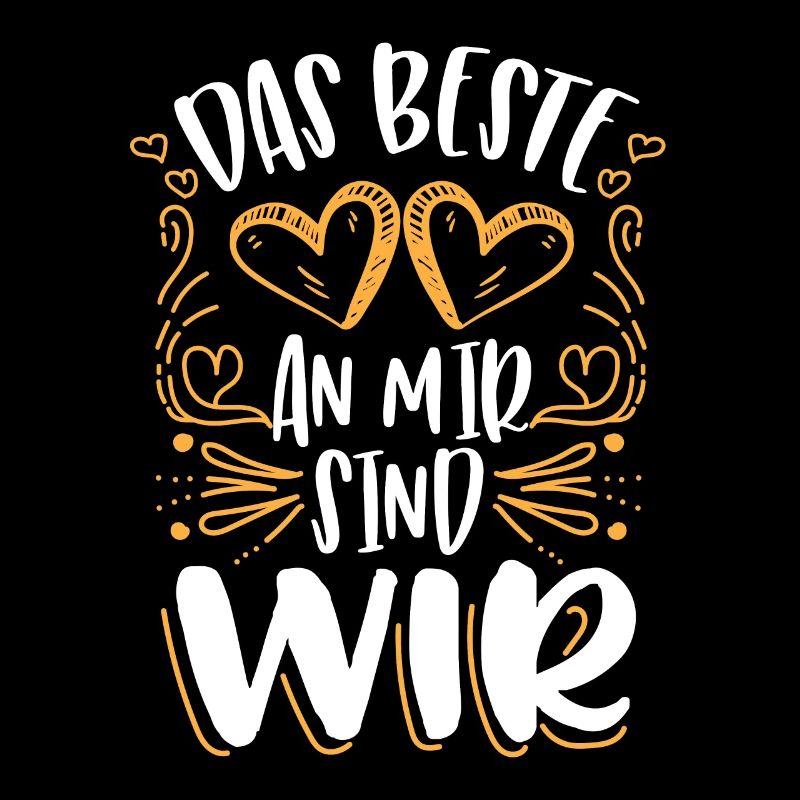 Das beste an mir sind wir Geschenk Valentinstag