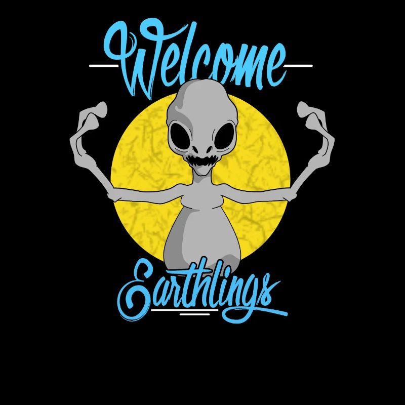 Alien Welcome Contact UFO Funny Gift