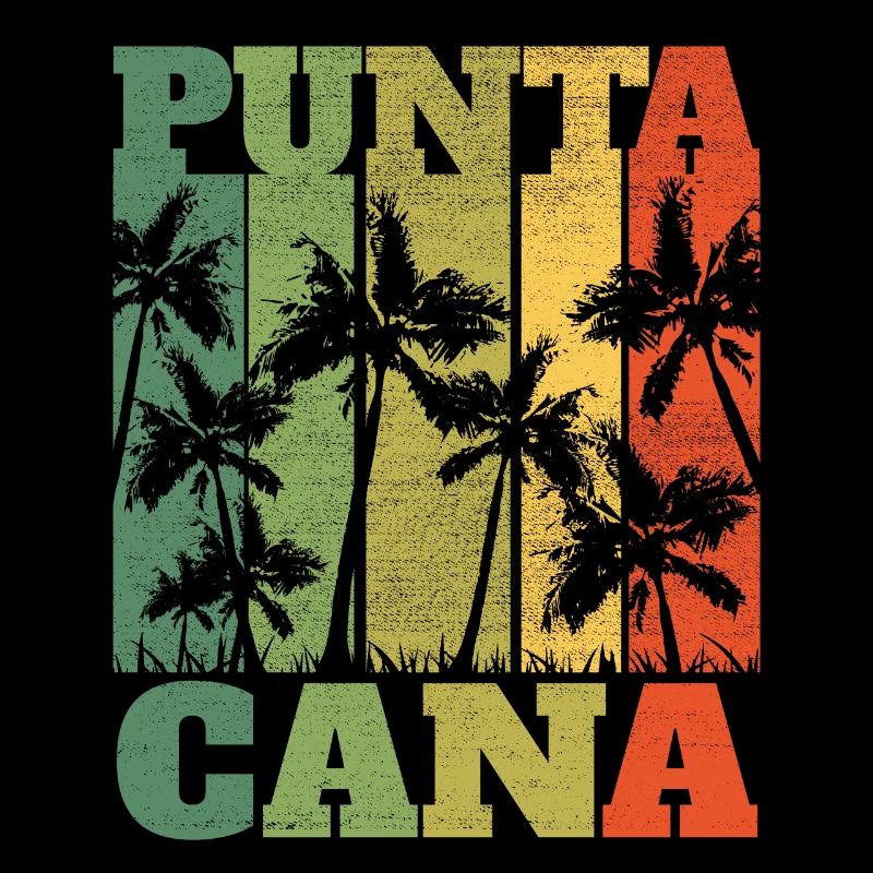 Punta Cana Dominican Republic Retro Gift