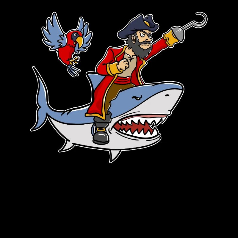 Cadeau de perroquet requin pirate requin pirate