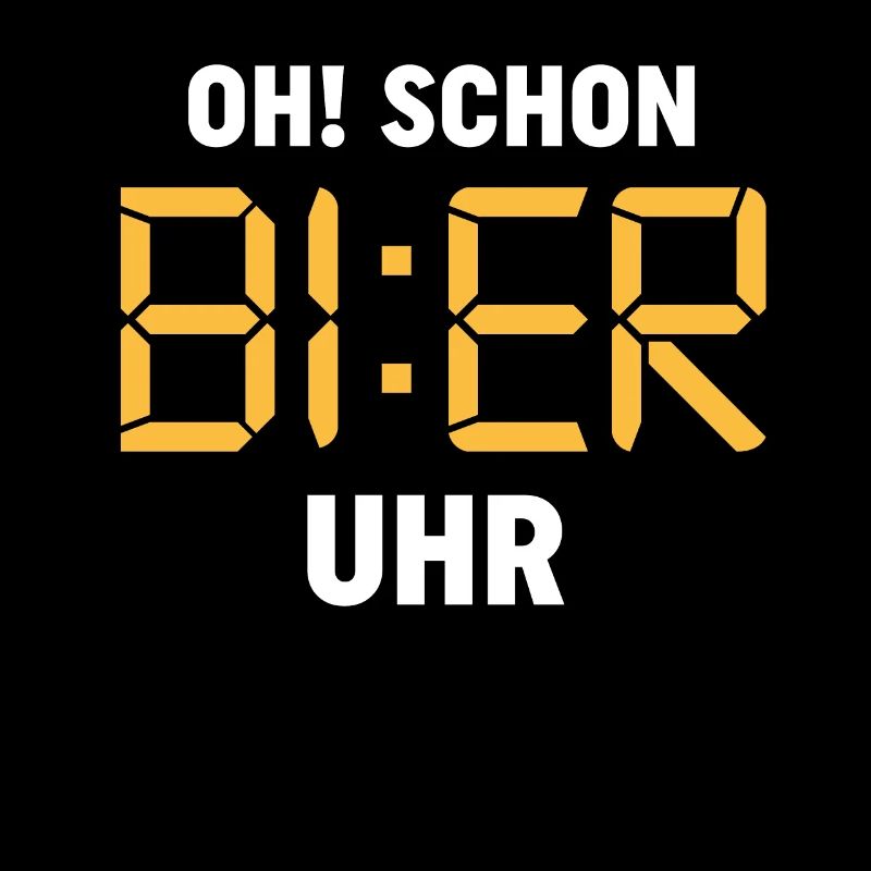 Oh Schon Bier Uhr - Bier Trinker Gruppen Design