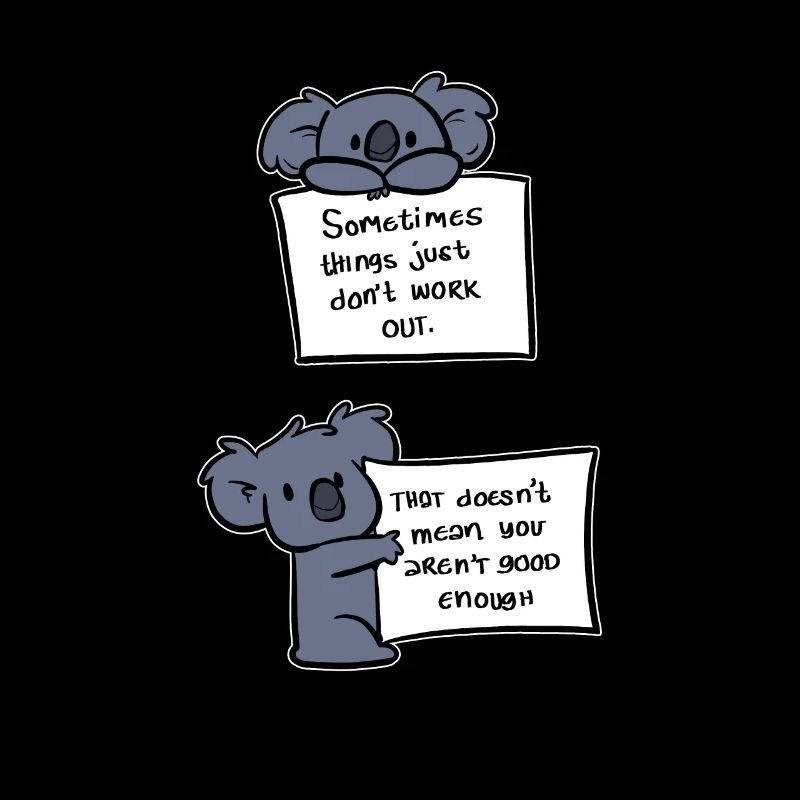 Du bist gut genug Optimistisch Geschenk