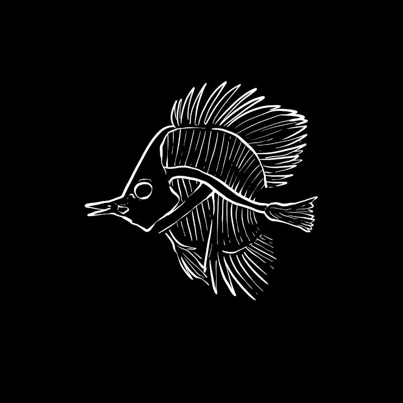 Cadeau de pêcheur squelette de poisson
