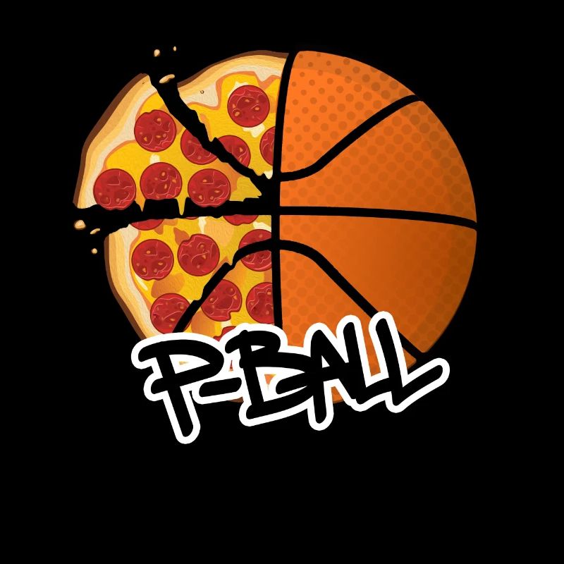 Basket-ball pizza basketteur
