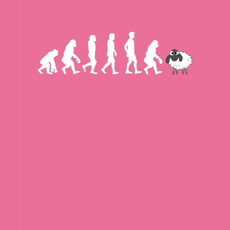 Drôle sarcastique Wake Up Sheeple Evolution de Moder