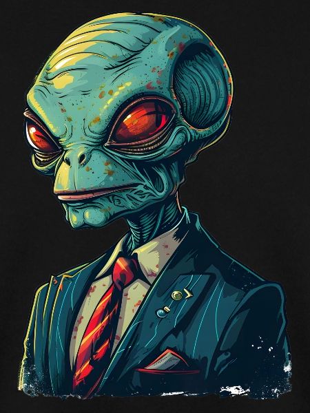 Alien im Anzug