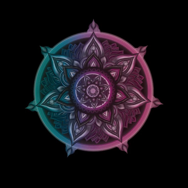 Mandala Symbolischer Kompass – Ornament Illustrati