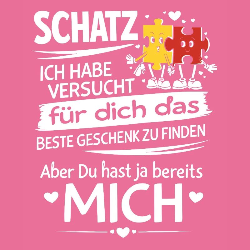 Schatz Geschenk Spruch Puzzleherz