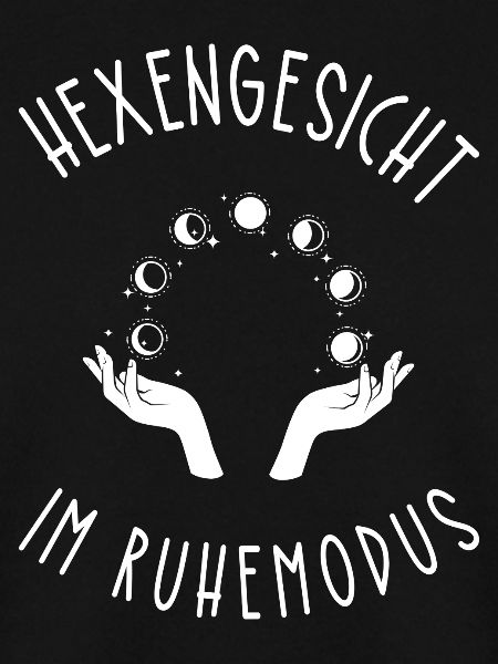 Halloween Hexengesicht im Ruhemodus