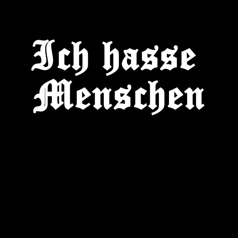 ich hasse menschen Geschenk Missgunst Neerd freaky