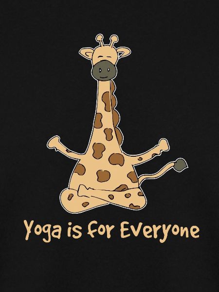 Yoga giraffe