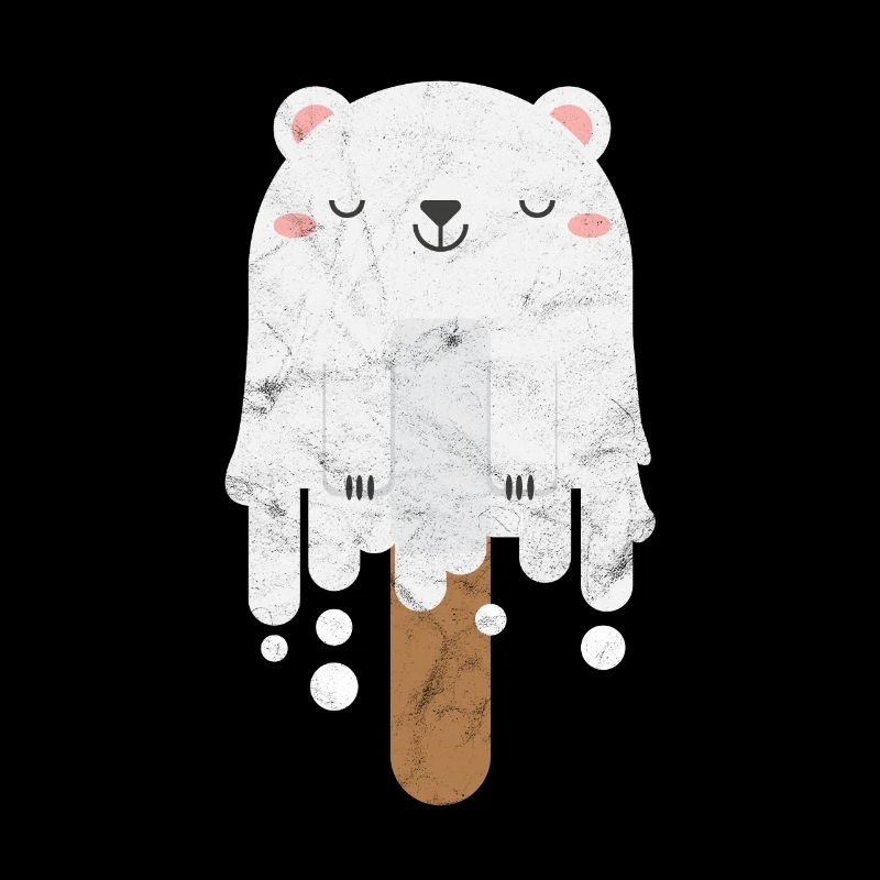 Polar Bear Gift Ice Cream Polar Bear North Pole Summer