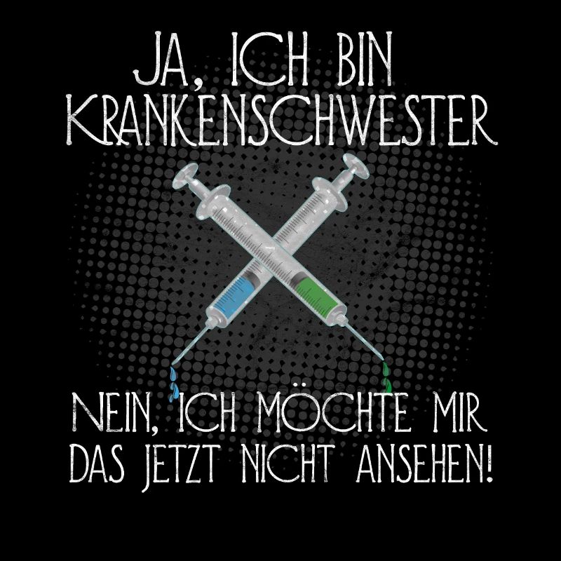 Krankenschwester Spritze anschauen Spritz Geschenk