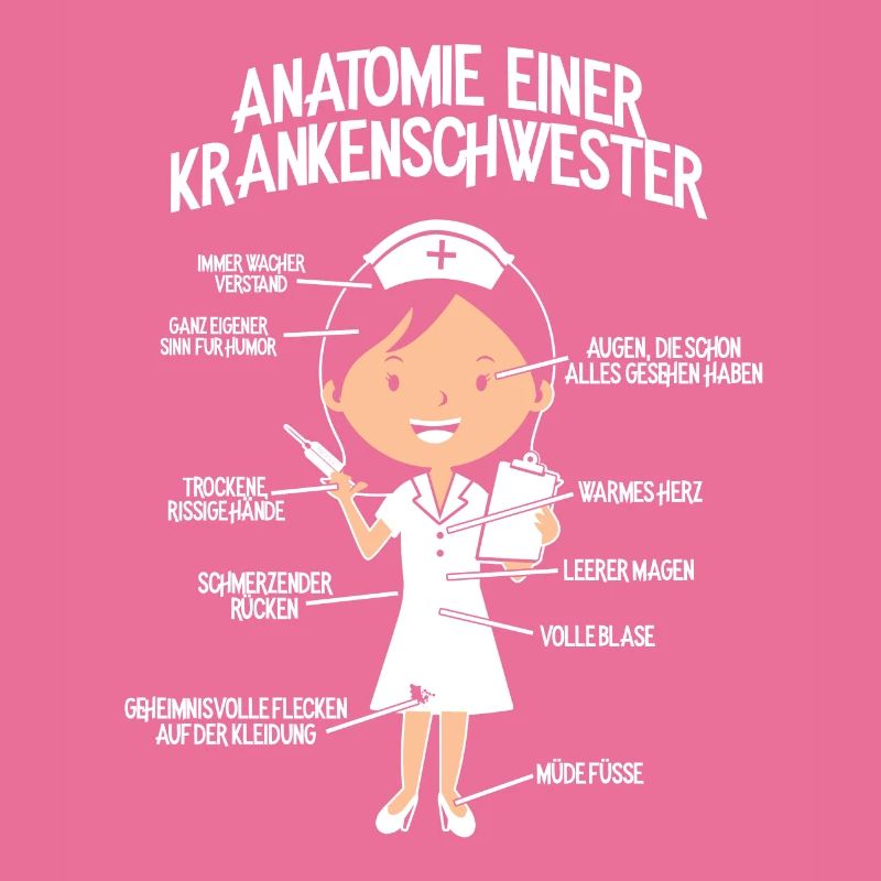 Krankenpflegerin Krankenschwester-Anatom Geschenk