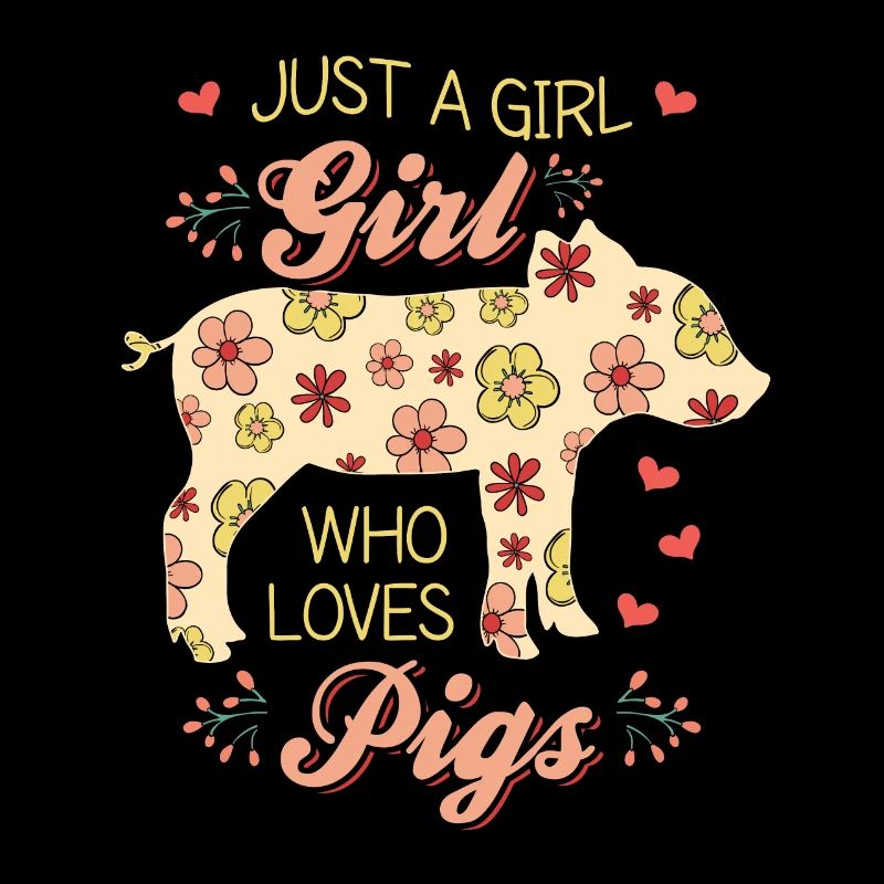 Schwein Liebe Mädchen Frau