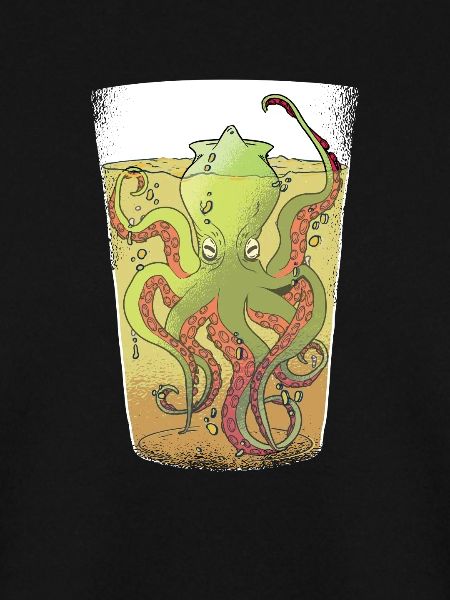 Kraken in einem Bierglas