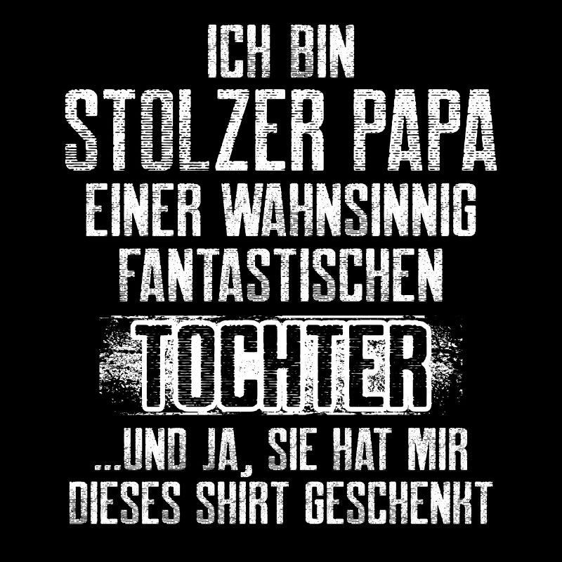 Stolzer Papa einer Tochter