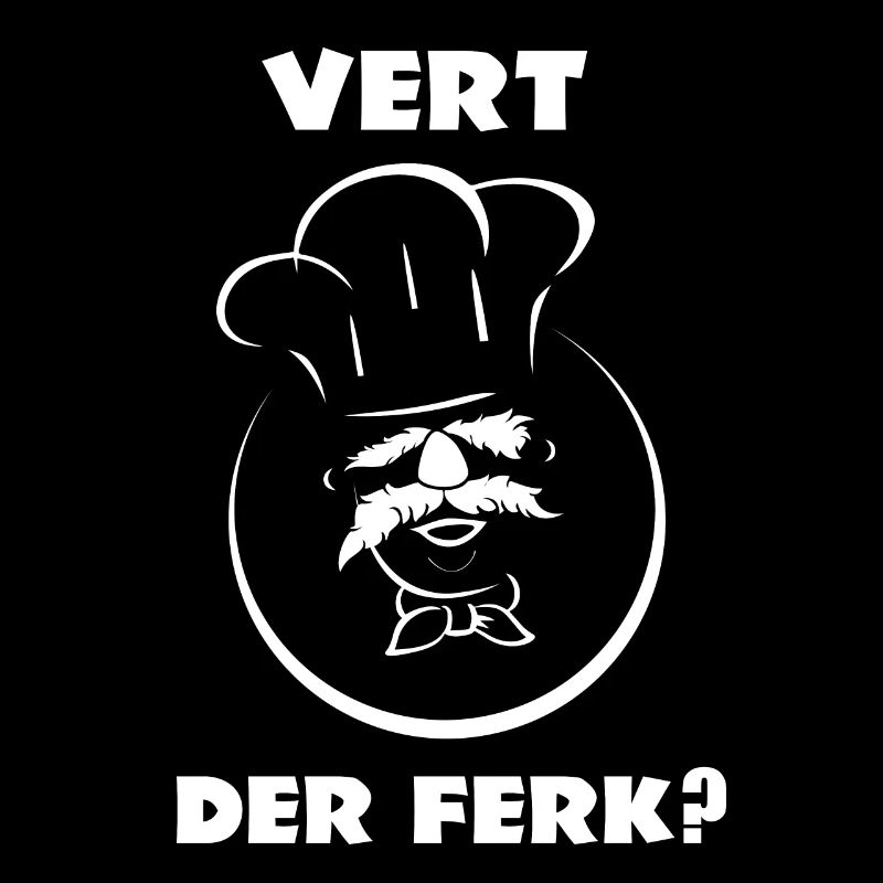 Vert the Ferk T-Shirt Chef Chef Kitchen Retro