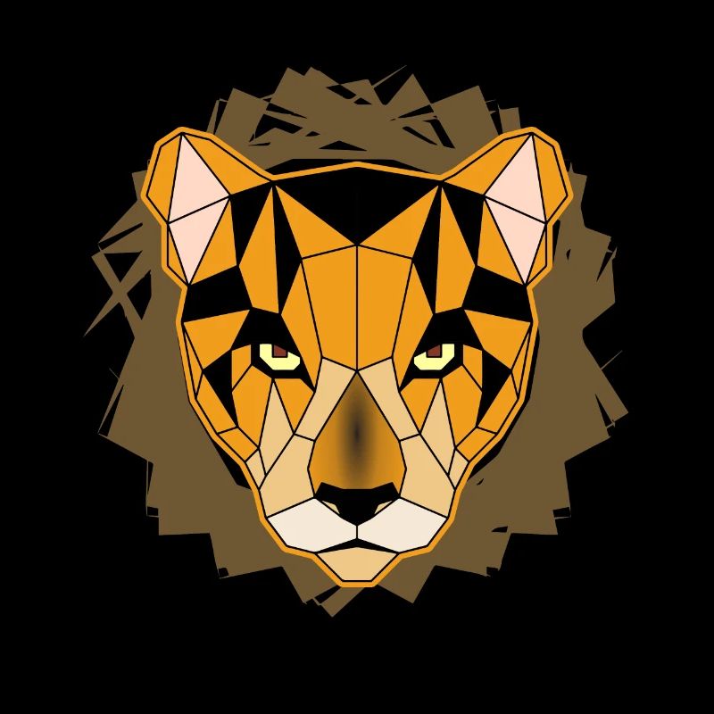 Léopard géométrique