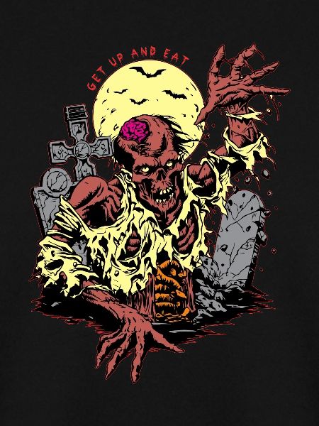 Zombie auf Friedhof