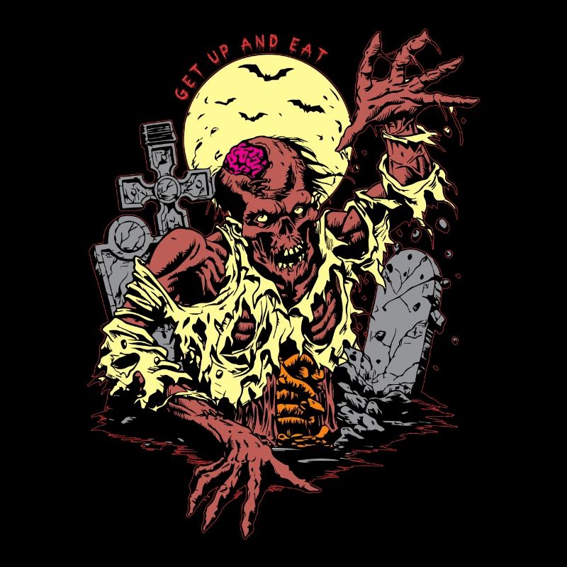 Zombie auf Friedhof