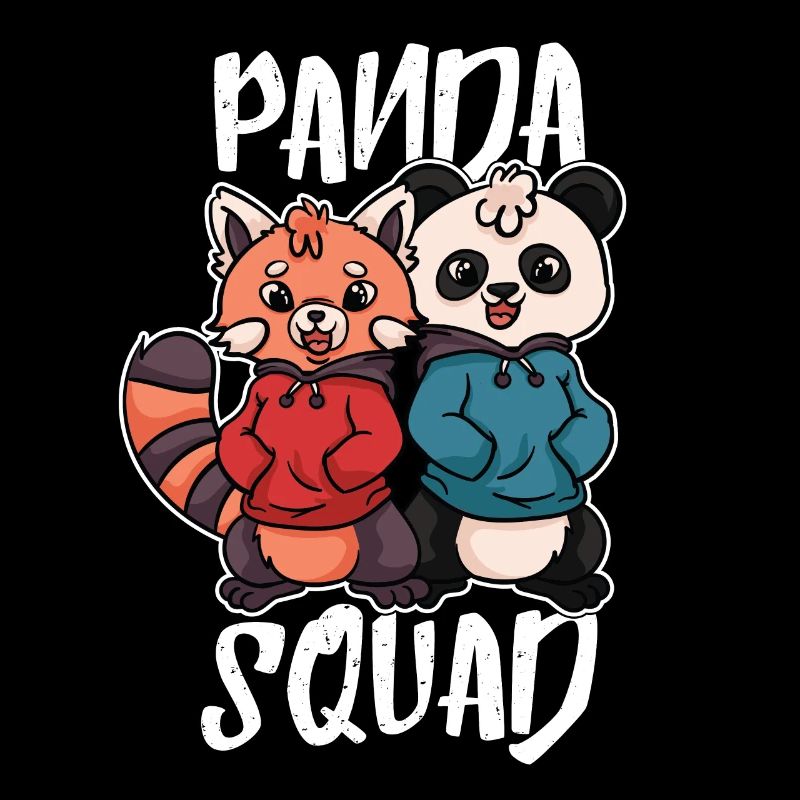 Petit Panda Panda panda rouge cadeau Squad