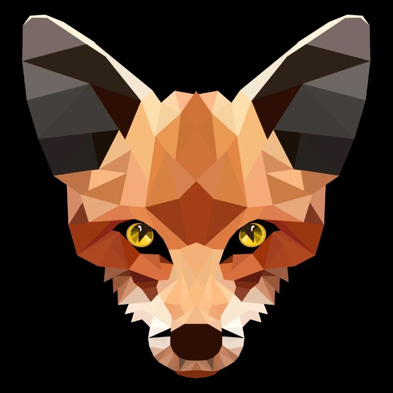Fuchskopf - Low Poly Art.
