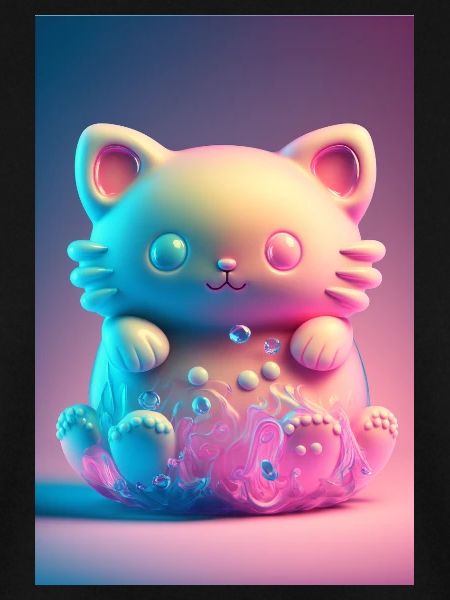 Bunte Katze