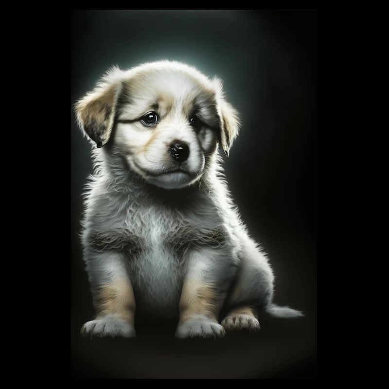 Chiot blanc