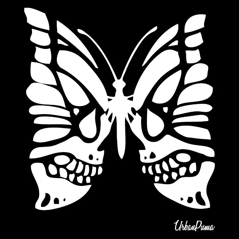 butterfly skull schmetterling knochen