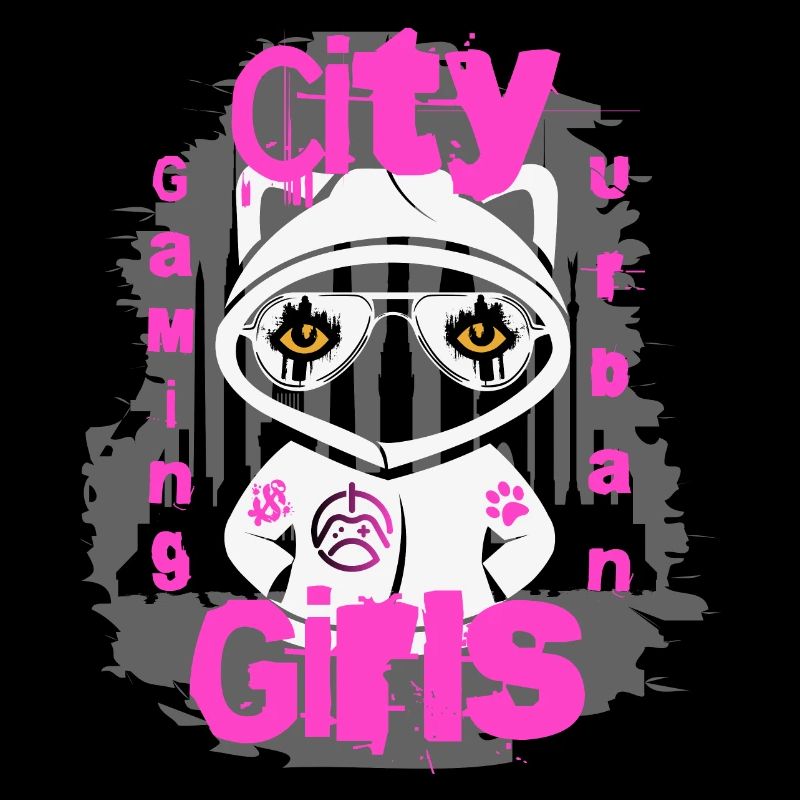 Stadt Gameing Girl