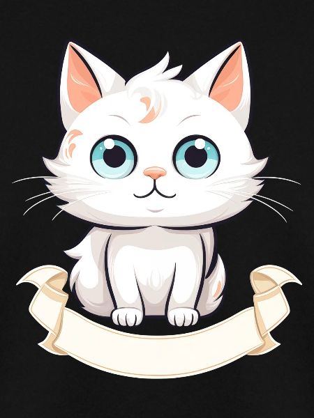 Katze mit Namensschild
