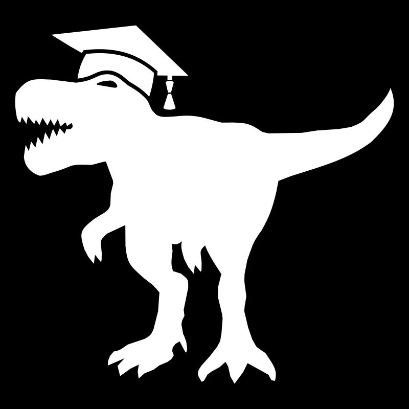 Dinosaurier Doktorhut Promotion Dissertation