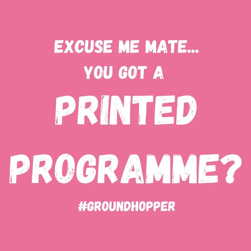 Printed Programme? design