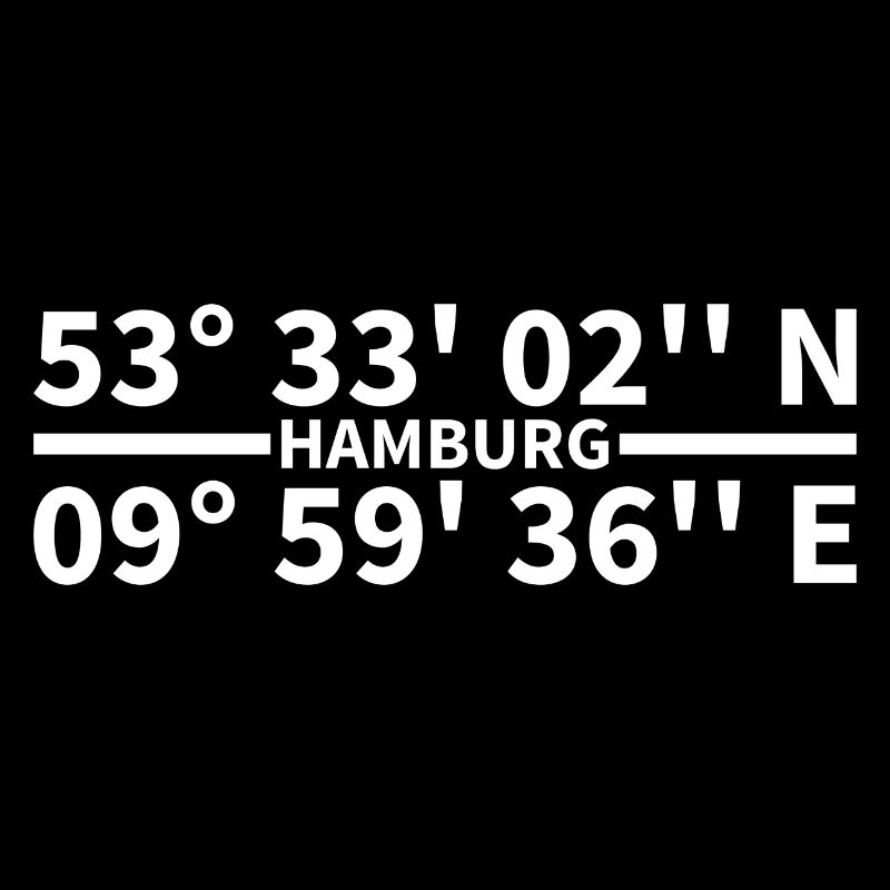 Coordonnées de Hambourg