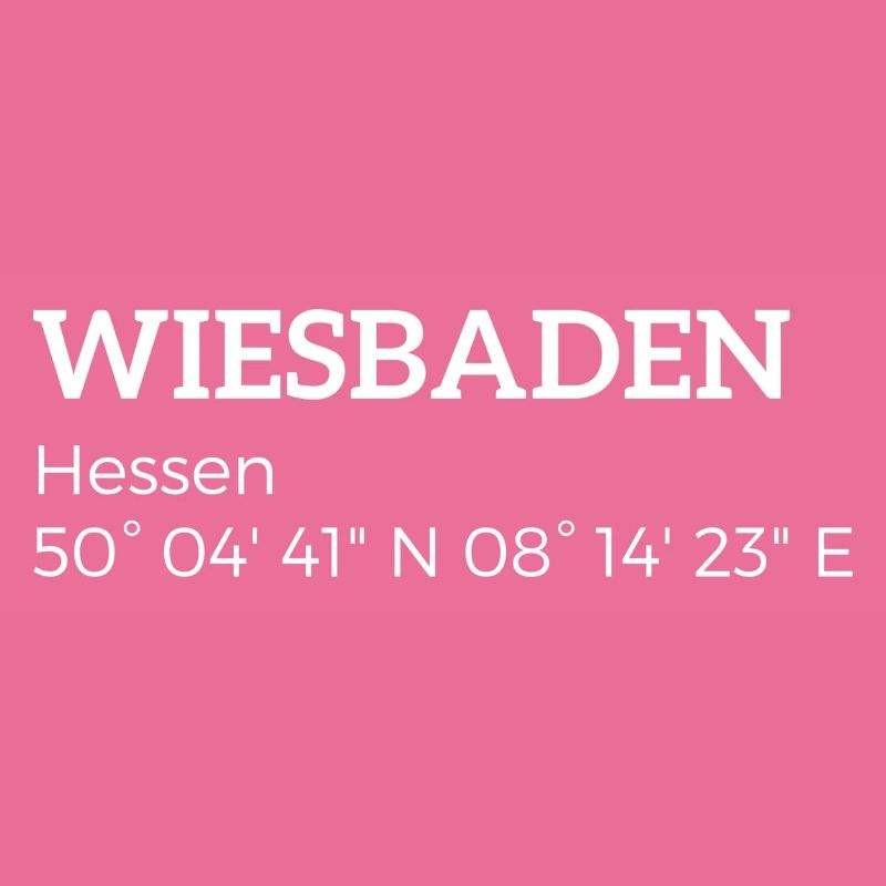 Wiesbaden Hesse coordinates