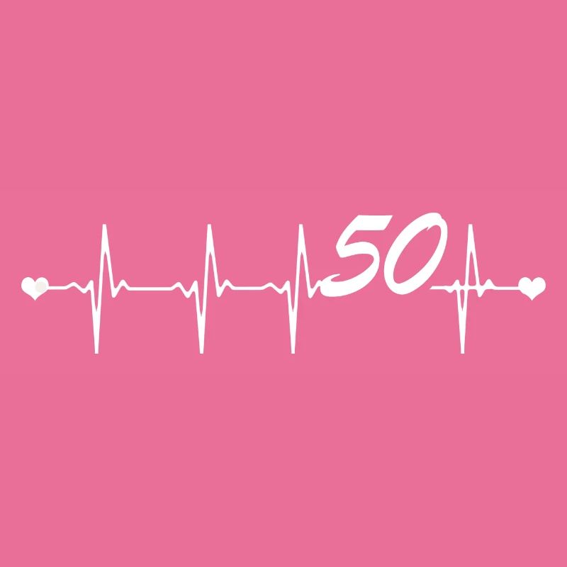 Geburtstag Herzschlag Liebe 50 Geschenk
