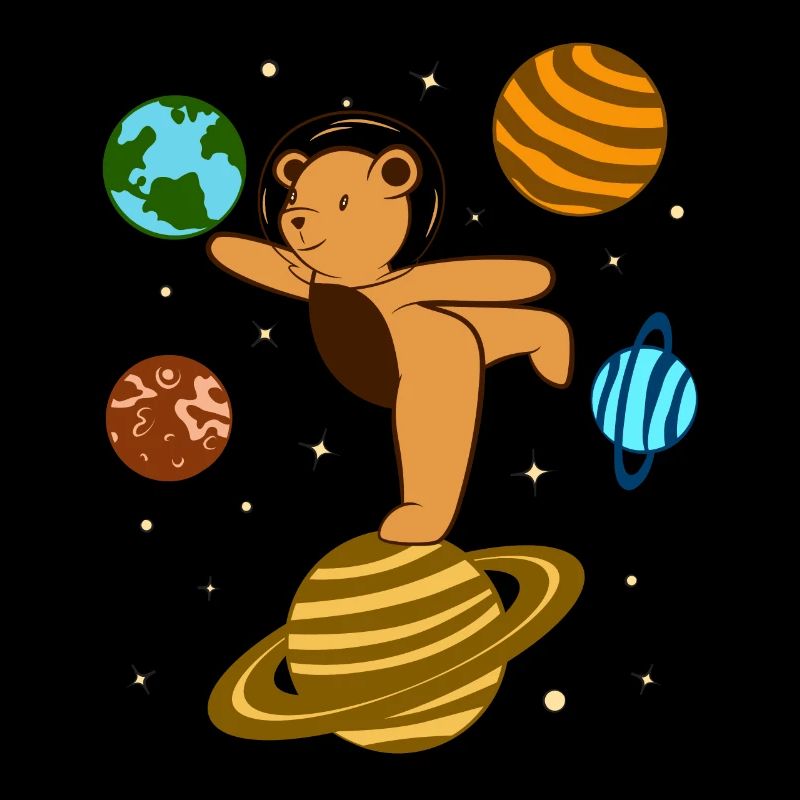 Bear Astronaut Bears Space Galaxy Teddy