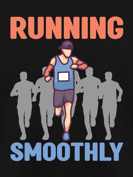 Marathon Running Smoothly Running