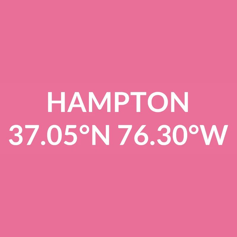 Coordonnées Hampton, Virginie, États-Unis