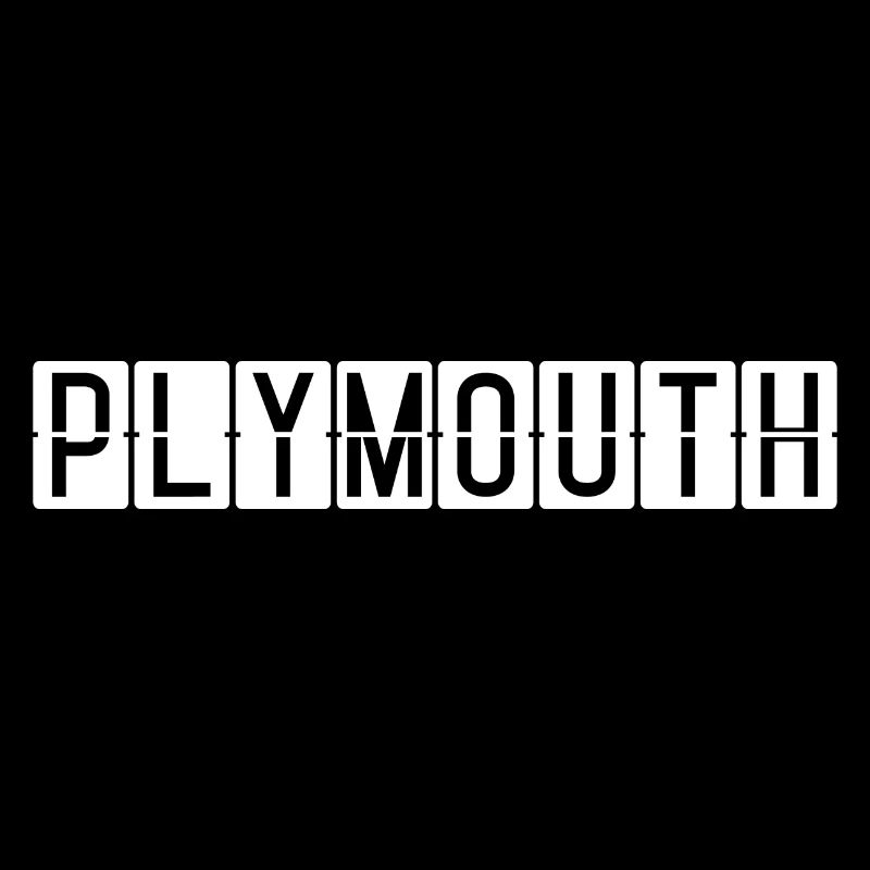 Panneau de l’aéroport de Plymouth